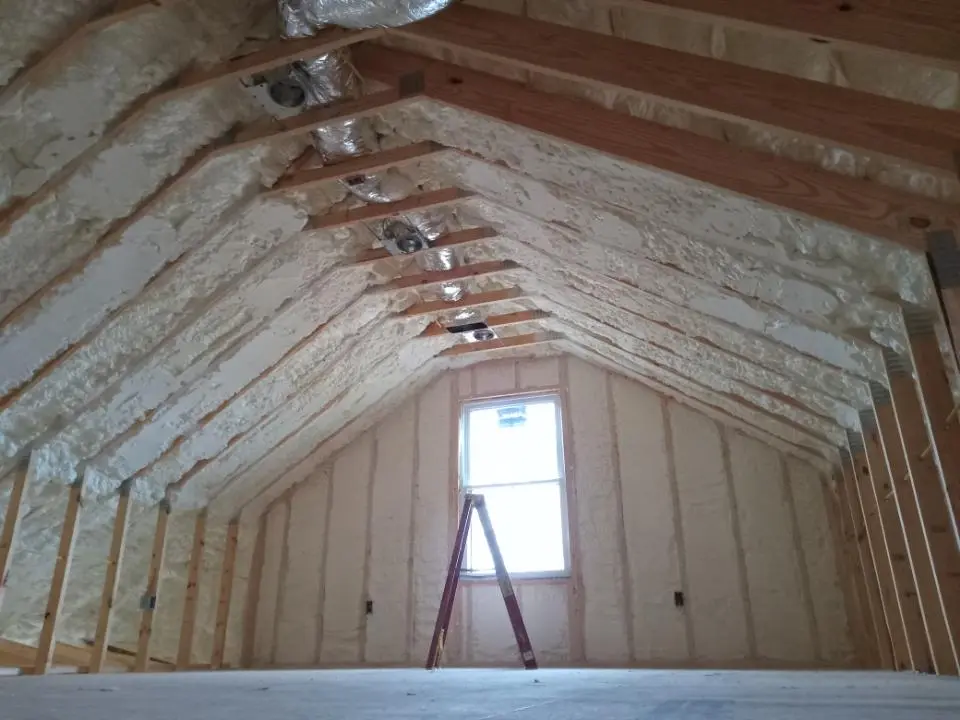 Spray foam roofing application for Crawl Space Insulation project in Terrace Heights